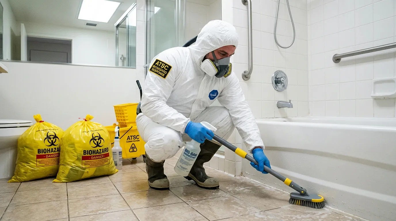 Decontamination equipment deployed for Blood Cleanup in Garner